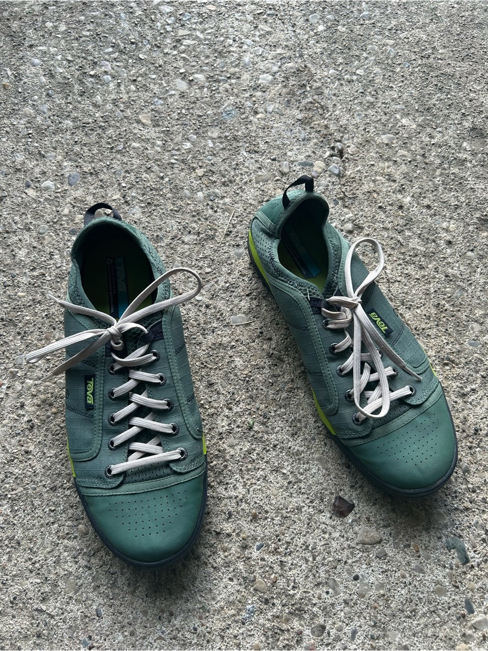 Teva Green Men's Low-Top Casual Sneakers Sz 12